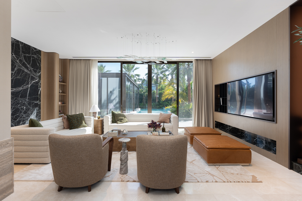 Роскошная вилла в стиле курорта с видом на Бурдж-Халифа в Palm Hills, Dubai Hills Estate