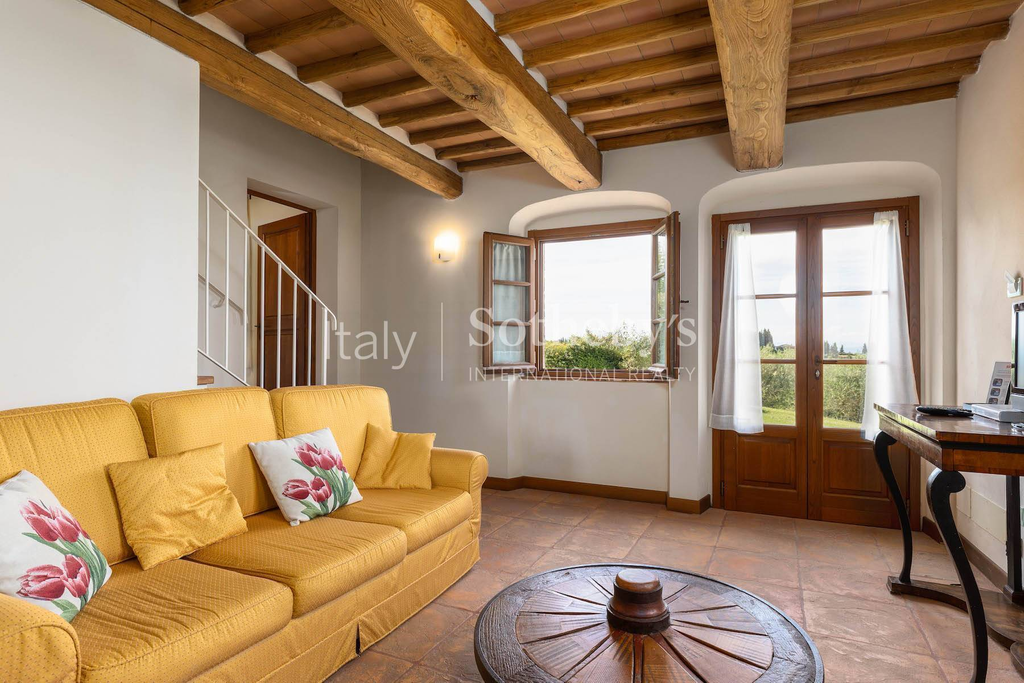 Winery with ancient country house in San gimignano