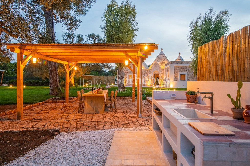 Renovated traditional Apulian trulli with swimming pool