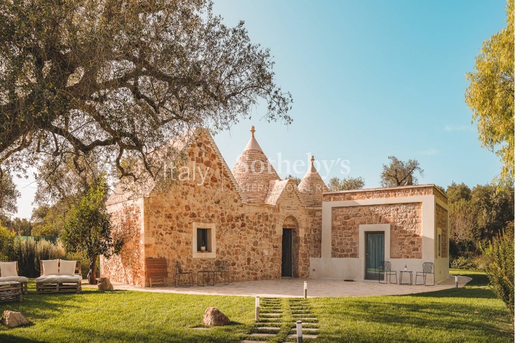 Renovated traditional Apulian trulli with swimming pool