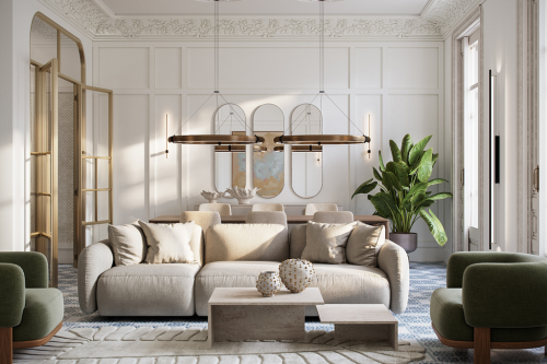Exclusive residence with a terrace and high ceilings 42733
