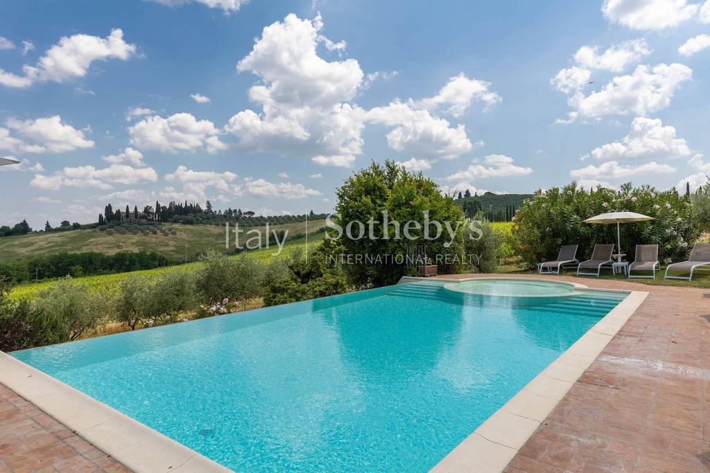 Winery with ancient country house in San gimignano