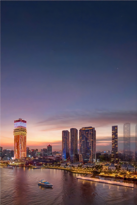 Роскошные апартаменты Grand Marina Saigon в центре Хошимина на берегу реки