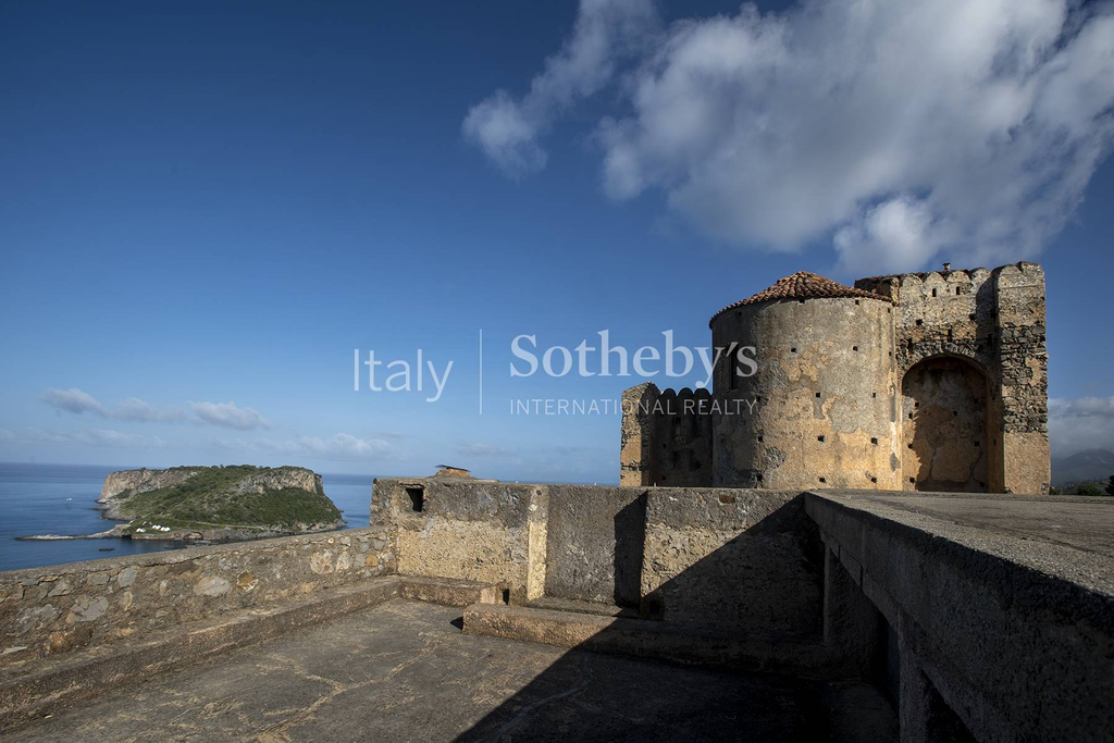 Norman fortress on the sea of Calabria