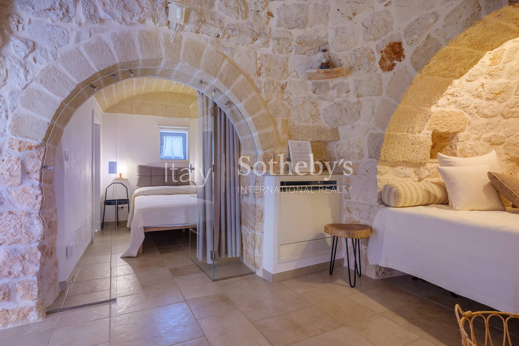Renovated traditional Apulian trulli with swimming pool