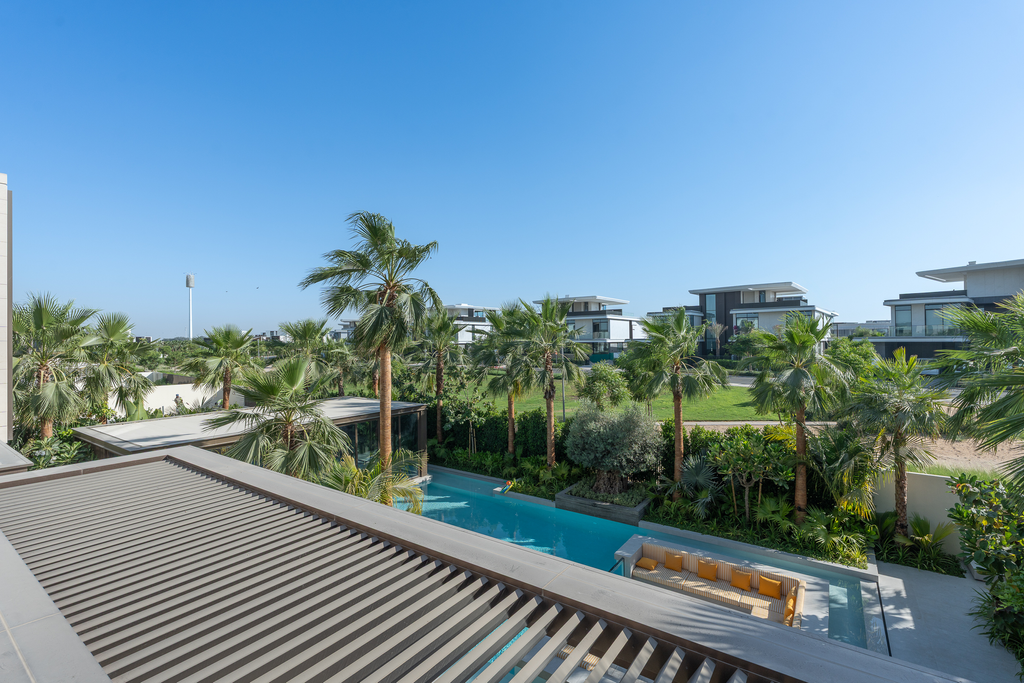 Роскошная вилла в стиле курорта с видом на Бурдж-Халифа в Palm Hills, Dubai Hills Estate