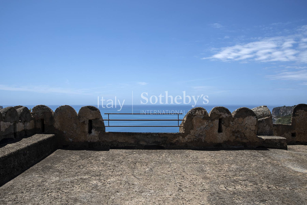 Norman fortress on the sea of Calabria