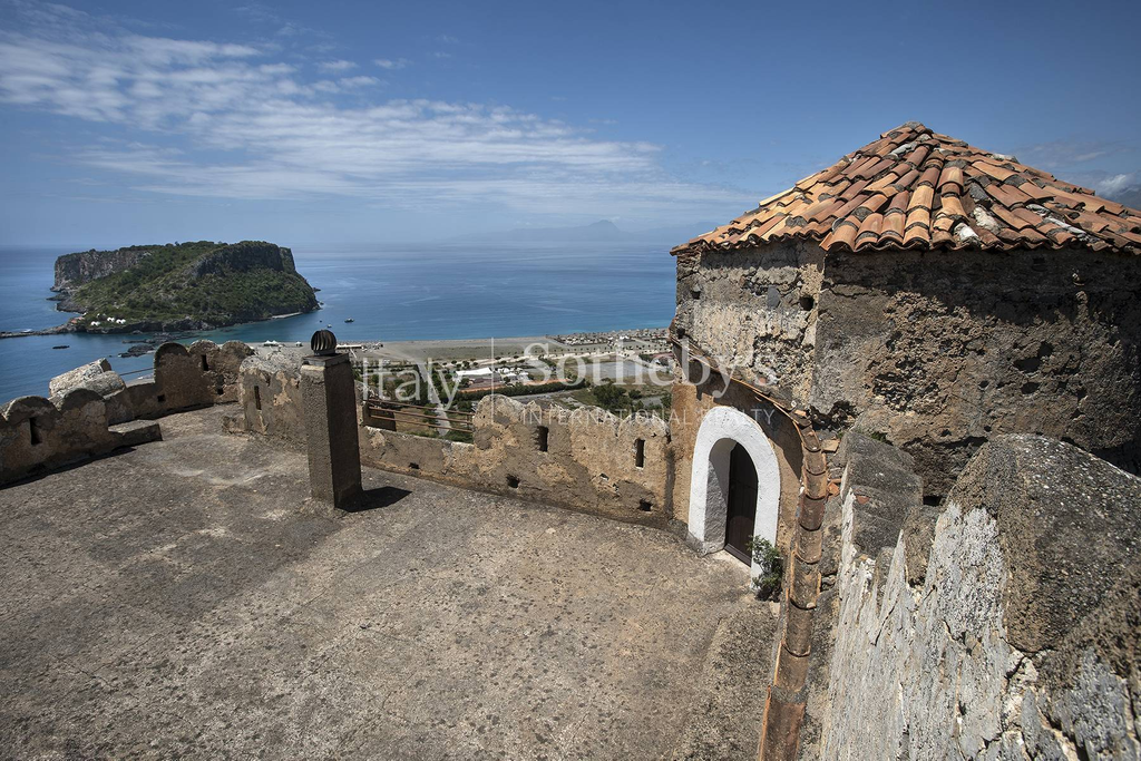 Norman fortress on the sea of Calabria