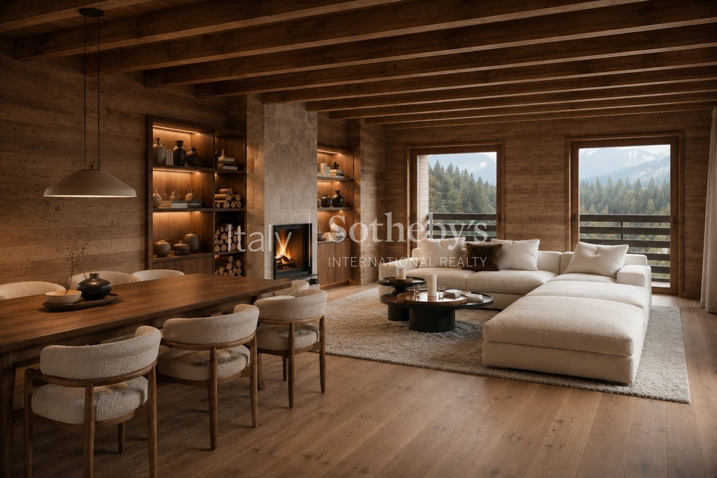 Contemporary chalet in the Dolomites of Selva di Cadore