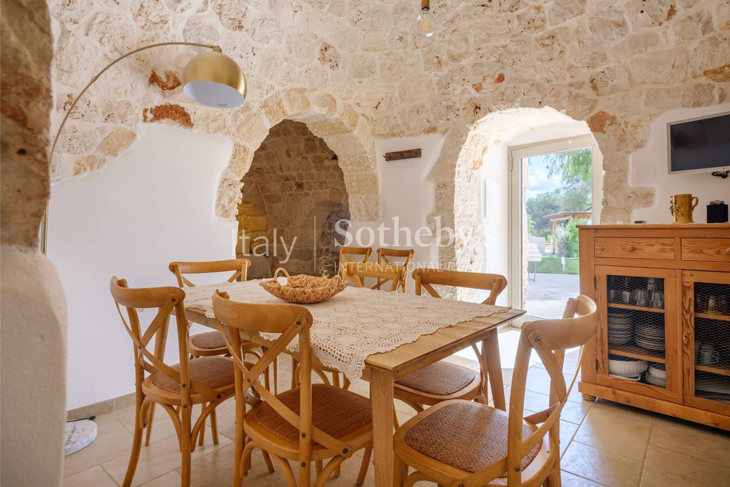 Renovated traditional Apulian trulli with swimming pool