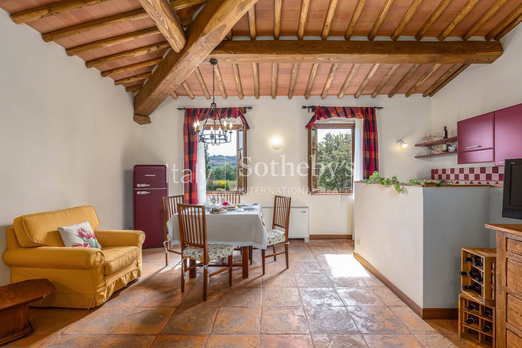 Winery with ancient country house in San gimignano