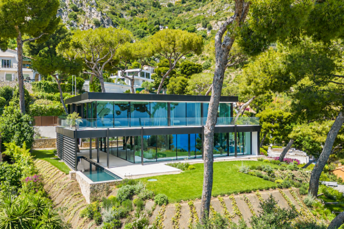 Èze seaside contemporary villa with panoramic sea views, infinity pool and flat… 42936