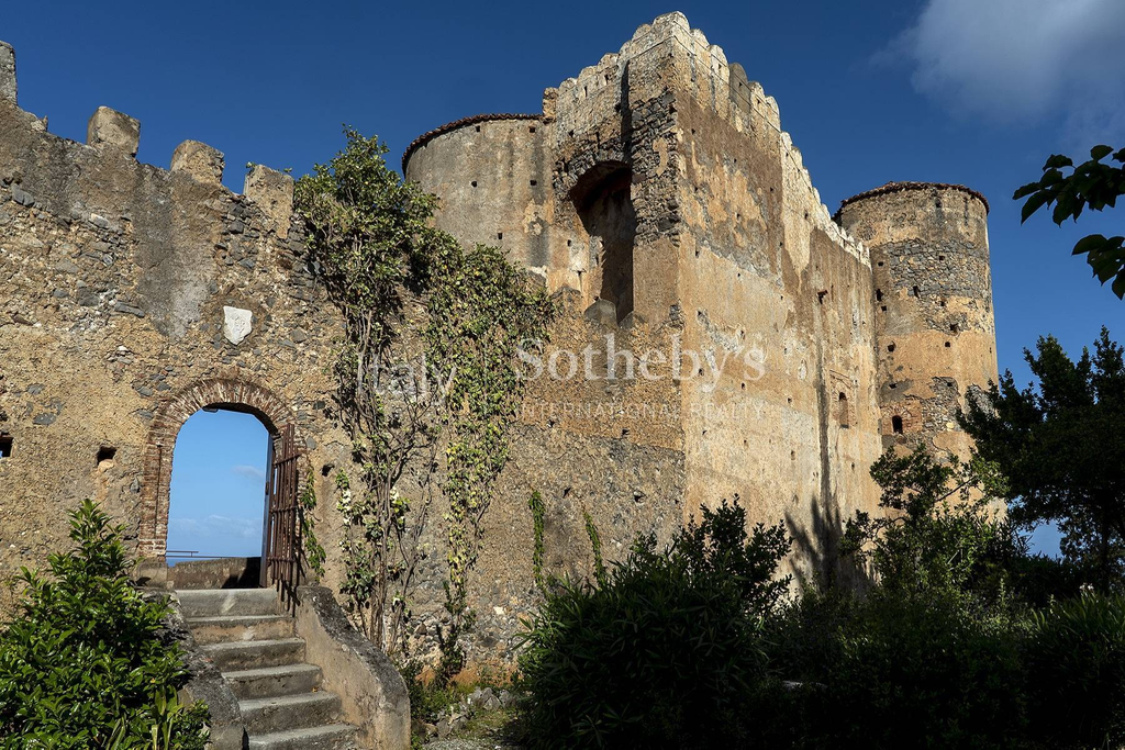 Norman fortress on the sea of Calabria