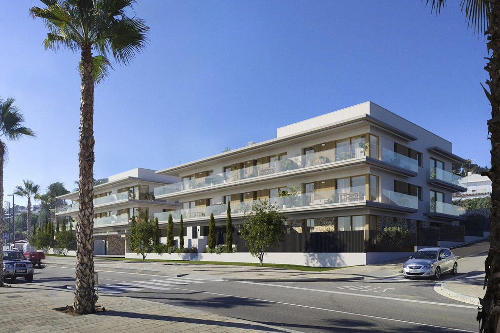 Passivhaus development with lovely communal spaces, pool, garden in La Plana