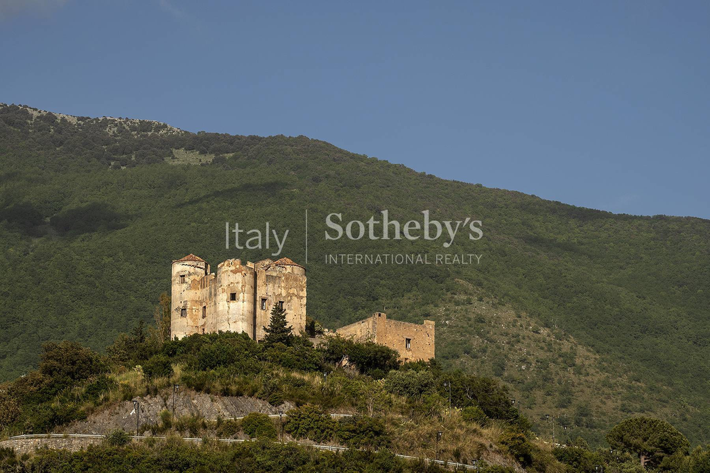 Norman fortress on the sea of Calabria