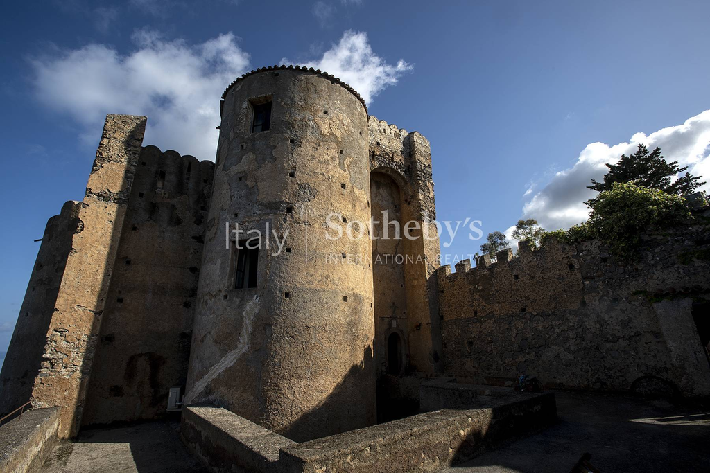 Norman fortress on the sea of Calabria