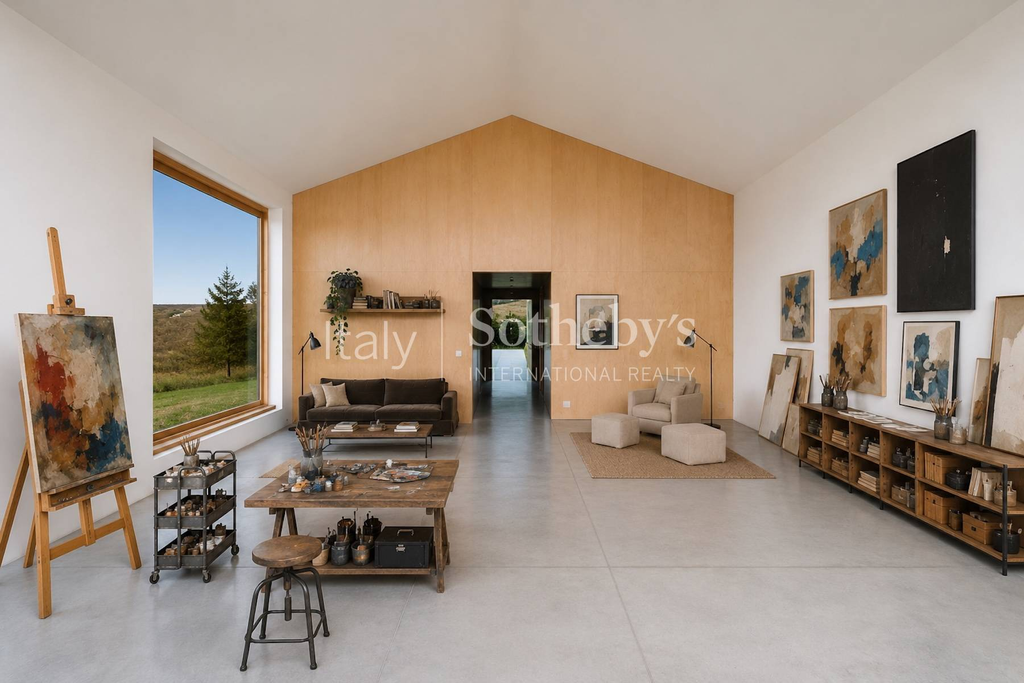 Contemporary villa with views of the Abruzzo mountains